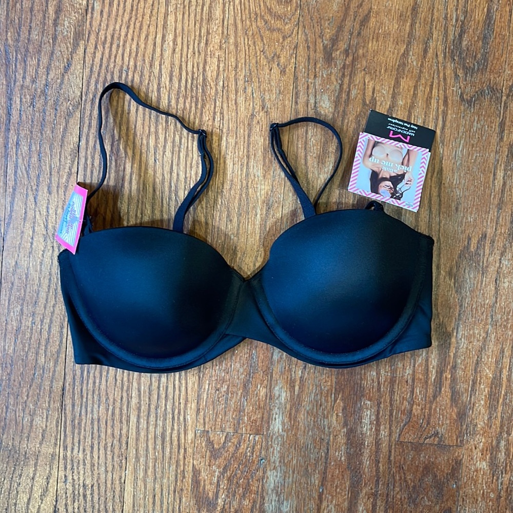 Maidenform Stay Put Strapless 34C Black | NWT